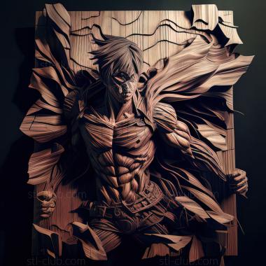 3D model Attack on Titan Hajime Isayama (STL)